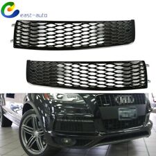 LH &RH Front Bumper Grille Outer Cover For AUDI Q7 S-Line 4-Door 2010-2015