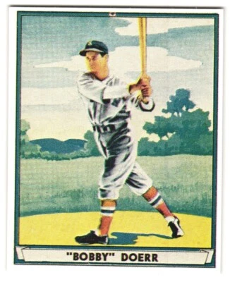Bobby Doerr 1977 Playball Reprint of 1941 Gum Inc, MLB Card #64 - Image 1 of 2
