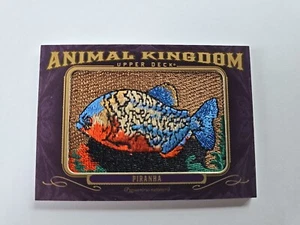 2012 Upper Deck Goodwin Champions Piranha #AK-139 Patch Animal Kingdom Amazon - Bild 1 von 3
