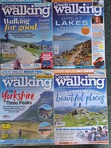 Country Walking Magazine 4 x issues 2022-Hillwalking, Outdoors, Mountains - Picture 1 of 1