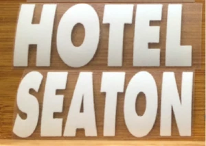 Port Adelaide Football Club SEATON HOTEL Magpies jumper iron-on SANFL pre AFL - Picture 1 of 5