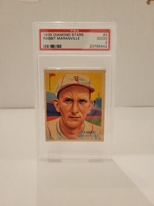 1935 Diamond Stars RABBIT MARANVILLE PSA 2 RedSox (I)