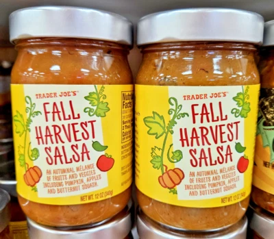 Сальса Trader Joe's Fall Harvest 12 унций 340 г (2 банки) - Изображение 1 из 2