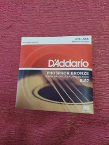 Cuerdas de guitarra acústica D'Addario EJ17 - bronce fósforo - .013-.056 medianas - Imagen 1 de 7