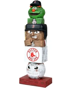 MLB Boston Red Sox Tiki Totem Pole 16" Wally Green Monster Indoor Outdoor Resin - Picture 1 of 2