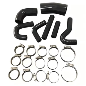 FOR 1999-2004 NISSAN FRONTIER XTERRA 3.3L COOLANT THROTTLE BODY HOSE KITS BLACK - Picture 1 of 7