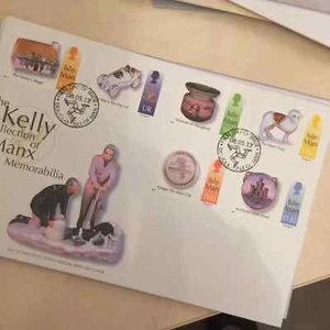 ISLE OF MAN FDC FIRST DAY COVER 2012 KELLY COLLECTION MANX Memorabilia U/A WCP - Picture 1 of 1