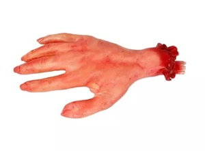 Halloween Zombie Bloody Hand Scary Fake Life Size - Picture 1 of 2
