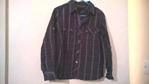 Boys Next Navy Blue Checked Shirt Age 4-5 - Picture 1 of 3