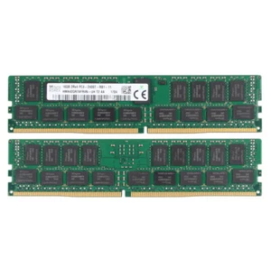 SK Hynix 2x 16GB PC4-2400T-RB1-11 DDR4 REG-ECC DIMM HMA42GR7AFR4N-UH T2 AA RAM#, - Picture 1 of 8
