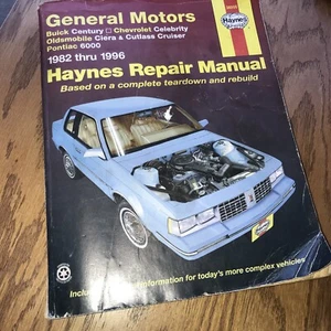 Repair Manual Haynes 38005 Celebrity Cutlass Pontiac 6000 Century. 1982- 1996 - Bild 1 von 6