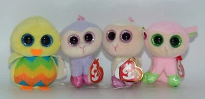 4 clips de gorro y gorro de cesta surtidos Ty TWEET-BABS-LILLI-TWINKLE nuevos con etiquetas - Imagen 1 de 1