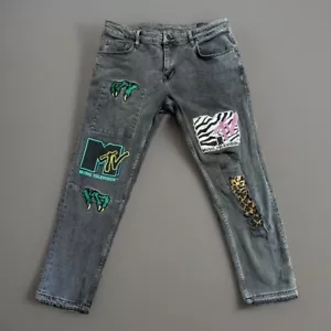 ASOS Monster MTV Jeans Vintage Streetwear Fashion Pants Denim Men’s Size 36x32 - Picture 1 of 11