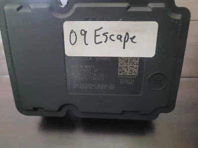 USED 2009 Ford Escape, Mariner, Tribute ABS Module ONLY 9L84-2C219-CG/EA not Hyb - Image 1 of 2