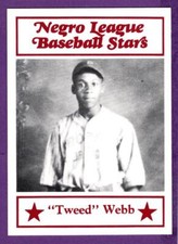 Normal "Tweed" Webb Pirates 1984 Decathlon Corp. Negro League Baseball Stars #39