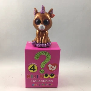 2019 TY Beanie Boos Mini Boo SUNSET Unicorn SERIE 4 Sammelfigur (2 INCH) - Bild 1 von 3