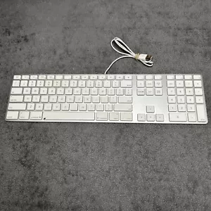 Genuine Apple A1243 Wired USB Keyboard w/ Numeric Keypad for iMac Mac Mini Pro - Picture 1 of 3