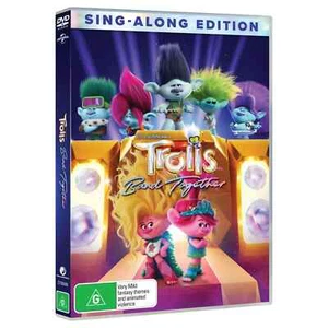 BRAND NEW Trolls Band Together (DVD, 2023) R4 Movie Sing-Along Edition - Picture 1 of 1