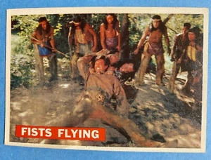 1956 Topps Davy Crockett Orange #31 Fists Flying No Creases Ex - Picture 1 of 2