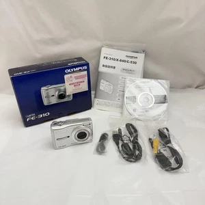 Olympus FE 310 Digital Camera 8MP 5x Zoom Silver with Accessories Tested - Picture 1 of 12