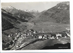 C7271/ Andermatt Schweiz 20,5 x 14,5 cm 50er Jahre - Picture 1 of 2