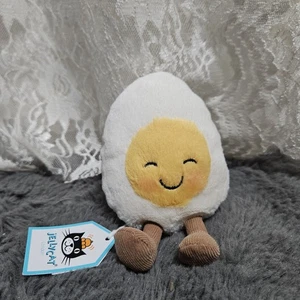 Jellycat I Am Blushing Boiled Egg Plush Stuffed Toy NWT Retired Rare - Picture 1 of 6