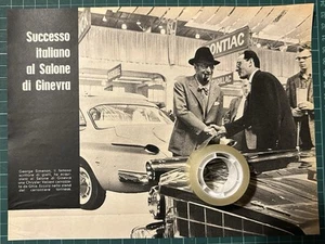 Rara Pubblicità Georges SIMENON acquista CHRYSLER Valiant GHIA del 1961 - Imagen 1 de 1