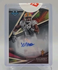 2022 Bowman's Best University Xazavian Valladay Auto #BA-XV MINT - Topps Sealed - Picture 1 of 2
