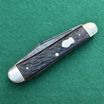 1920s-30s Remington R100A Dollar Stockman 3 Blade Pocket Knife USA Old - Image 1 of 4