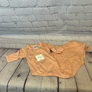Baby Blueberrie Bamboo Newborn Peach Knot Gown Sz: Newborn NWT - Picture 1 of 3