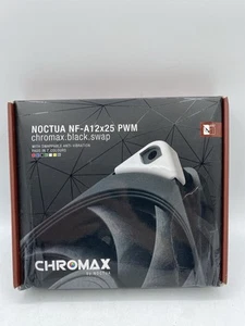 Noctua NF-A12x25 4-pin PWM Chromax.Black.Swap Premium Quiet Fan (120mm, Black) - Afbeelding 1 van 8