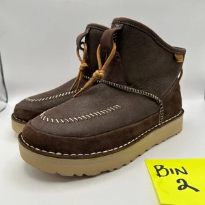 UGG Damen 5 Campfire Crafted Regenerate Wildleder Leder Braun Stiefel 1144017 Neu ohne Karton - Bild 1 von 7