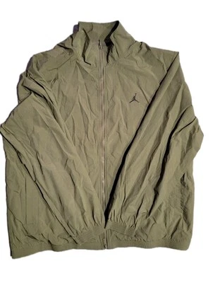 JORDAN NSW ESSENTIALS WIND TRACK JACKET MEN'S  XL  OLIVE MEDIUM GREEN FV7299-222 - Image 1 of 4