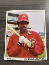 1975 SSPC PUZZLE BACK - DAVE CASH - #6 PHILADELPHIA PHILLIES -