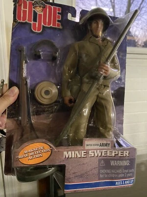 GI JOE US Army Mine Sweeper World War II 12" Action Figure New In Box From 1999 - Image 1 of 2