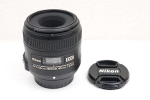 NIKON AF-S DX MICRO NIKKOR 40mm f2.8 G PRIME MACRO LENS - EXCELLENT CONDITION - Picture 1 of 21