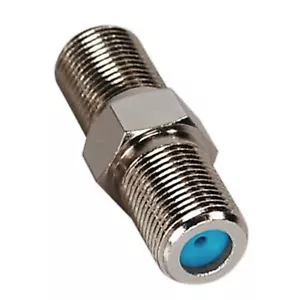 F81 Barrel Connector 3GHz Coaxial Female Adapter RG6 TV Internet Coax Cable Dish - Picture 1 of 21