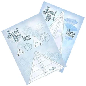 Jewel Box Gems 5 and 10 Quilt Ruler by Cheryl Phillips of Phillips Fiber Art - Picture 1 of 1