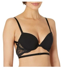 Simone Perele Multi-Position Low-Back Push Up Bra Black Size 3 (M) 8278 - Picture 1 of 2