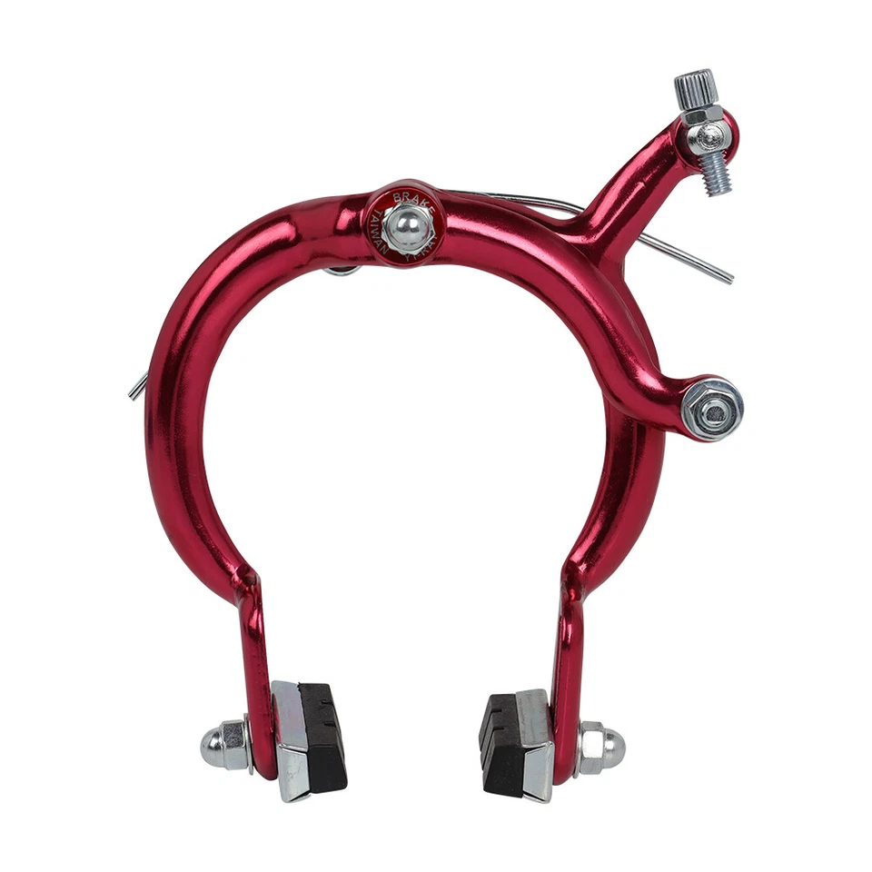 MX 1080A Old School BMX Bicycle Brake CALIPER Alloy Front or Rear RED - Image 1 of 1