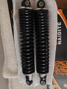 Jawa STOSSDÄMPFER X2 MZ 320mm Nagelneu Schwarze Löcher 12mm - Bild 1 von 4