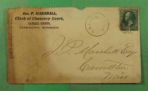 DR WHO 1880S VAIDEN MS CHANCERY COURT ANGESTELLTE WINKEL IN CARROLLTON - Bild 1 von 2