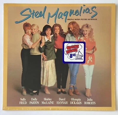 STEEL MAGNOLIAS ~ Delerue/Dolly Parton *SEALED* Orig 1989 RARE Soundtrack LP NEW - Image 1 of 4