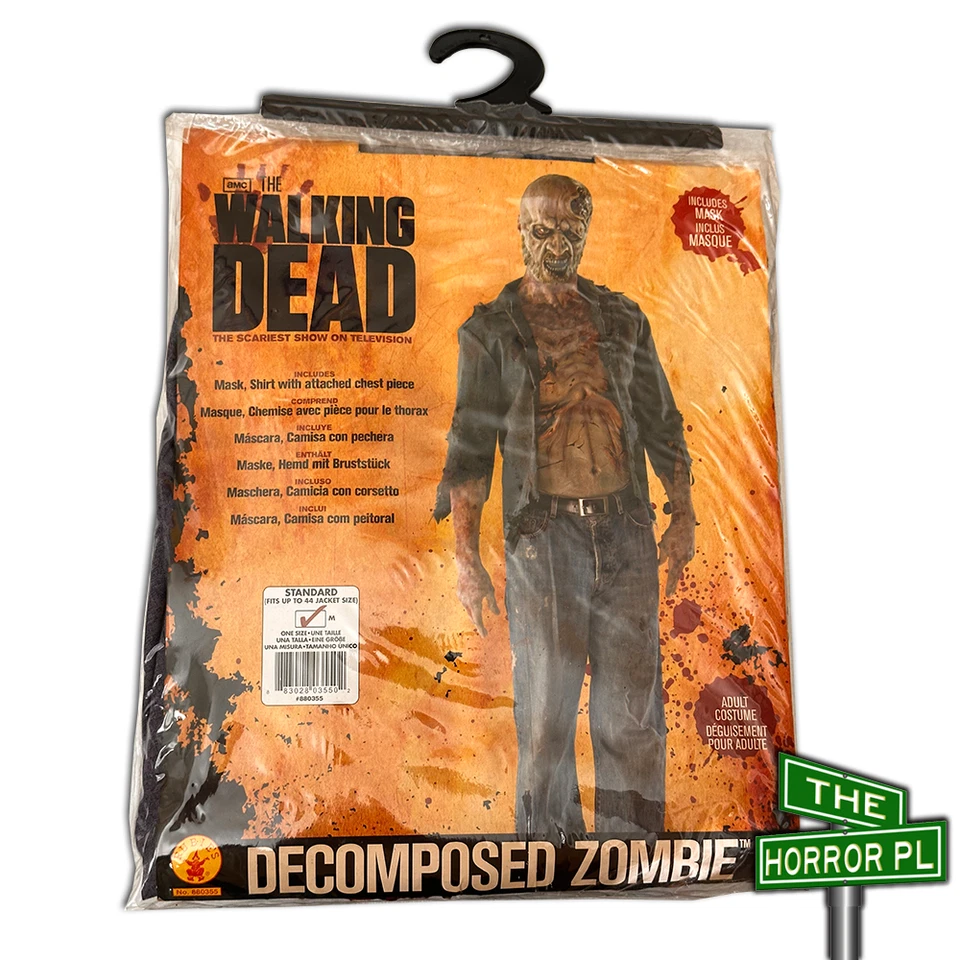 New: Rubies Walking Dead Decomposed Zombie Costume Adult Standard Size M - Image 1 of 1