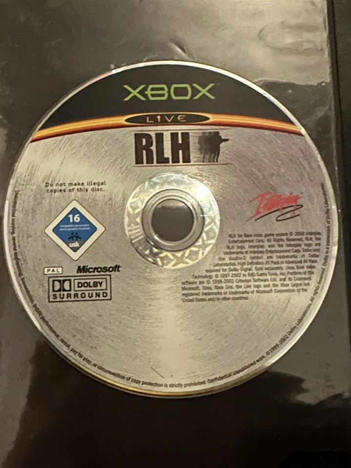 RLH Run Like Hell Hunt Or Be Hunted - Xbox Original (2004) PAL  Disc Only TESTED - Image 1 of 1