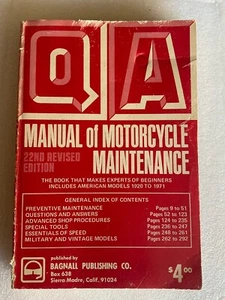 Manual of Motorcycle Maintenance Questions and Answers 22nd Revised Edition 1972 - Bild 1 von 10
