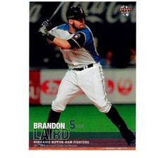 Brandon Laird, NYY-HOU-Nippon Ham Fighters-Marines, BBM Card #014 (2017)