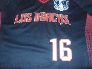 LOS D-BACKS Baseball Herren Trikot Größe Large Farbe schwarz/rot - Bild 1 von 8