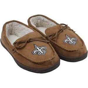 Forever Collectibles NFL NEW New Orleans Saints Moccasins Slippers