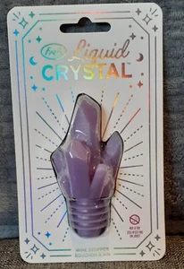 Liquid Crystal Wine Bottle Stopper Purple - Picture 1 of 2